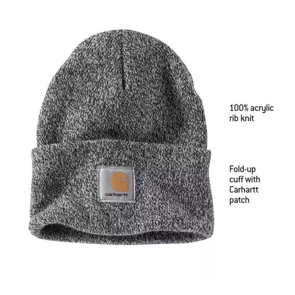 Carhartt KNIT CUFFED BEANIE Carhartt Brown Nwt - Picture 3 of 5